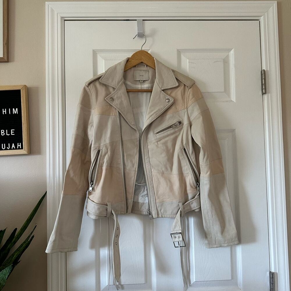 IRO Witney 100% Lamb Leather Jacket